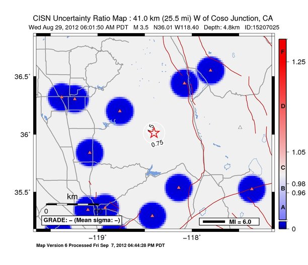 CISN ShakeMap: Products Available for Download